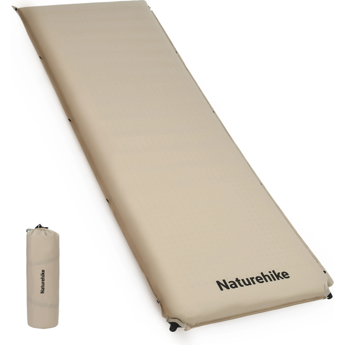 Коврик NATUREHIKE CNK2450WS020 D04 10см R7.8 самонадувной туристический бежевый 6927595712726
