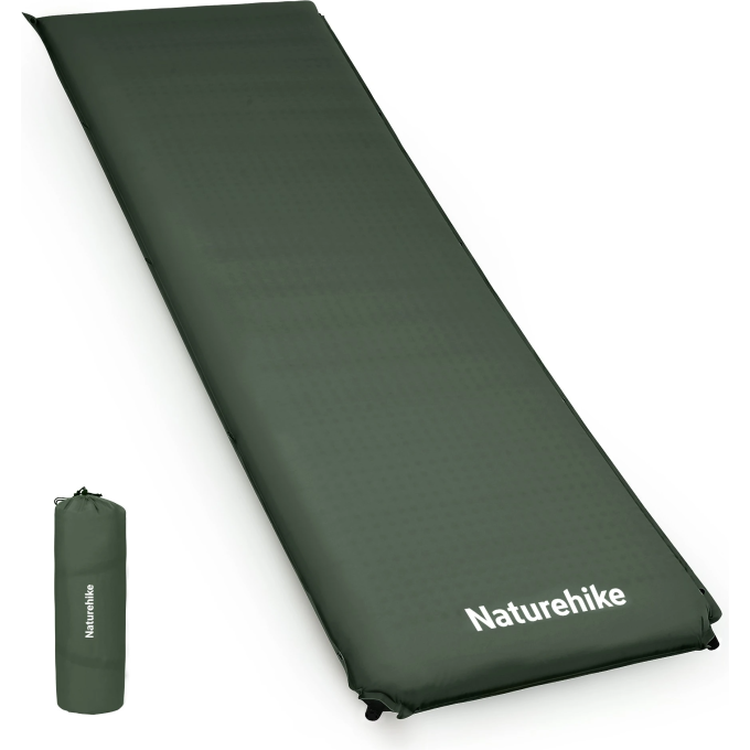 Коврик NATUREHIKE CNK2450WS020 D04 10см R7.8 самонадувной туристический зеленый 6927595712740
