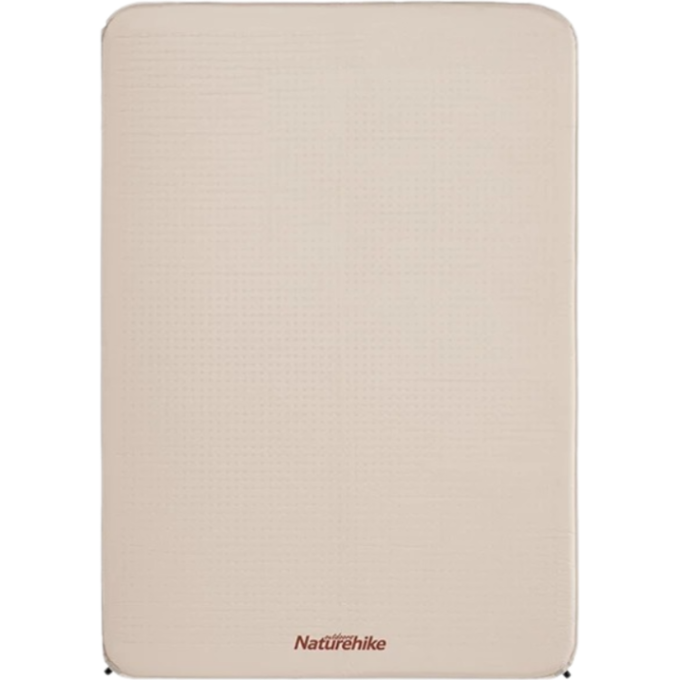 Коврик самонадувной NATUREHIKE NH20DZ002 Double бежевый 6см 6927595795255