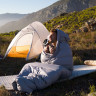 Мешок спальный NATUREHIKE CW400 NH18C400-D с утиным пухом серый 6927595794555