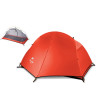 Палатка 1-местная NATUREHIKE 6975641886488 сверхлегкая + коврик NH18A095-D, 210T красный