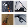 Палатка 1-местная NATUREHIKE 6975641886488 сверхлегкая + коврик NH18A095-D, 210T красный