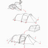 Палатка 2-местная NATUREHIKE OPALUS NH17L001-L 6976023924781 20D зеленый