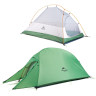 Палатка 2-местная NATUREHIKE СLOUD UP NH17T001-T 6927595732212 сверхлегкая + коврик 20D зеленый