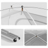Палатка 3-местная NATUREHIKE YUNCHUAN-PRO ULTRA-LIGHT 4 SEASONS CNK2300ZP024 белый 6976023923708