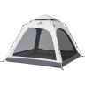 Палатка NATUREHIKE ANGO AUTOMATIC CNK2550WS010 четырехместная, c навесом, серая 6975641888123