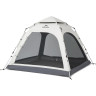 Палатка NATUREHIKE ANGO AUTOMATIC CNK2550WS010 малая, c навесом, светло-серая с серым 6927595785782