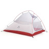 Палатка NATUREHIKE CLOUD UP 2 20D NH17T001-T двухместная с ковриком, серая 6927595724668