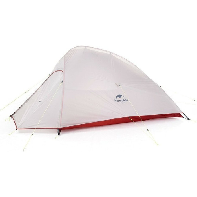 Палатка NATUREHIKE CLOUD UP 2 20D NH17T001-T двухместная с ковриком, серая 6927595724668