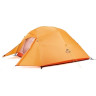 Палатка NATUREHIKE CLOUD UP 3 210T NH18T030-T трехместная сверхлегкая с ковриком, оранжевая, 6927595730638