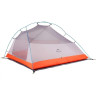Палатка NATUREHIKE CLOUD UP 3 210T NH18T030-T трехместная сверхлегкая с ковриком, оранжевая, 6927595730638