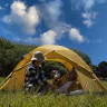 Палатка NATUREHIKE P-Series NH18Z033-P трехместная темно-зеленая, 6927595783665