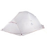 Палатка NATUREHIKE СLOUD UP 2 20D NH17T001-T 6927595730560 двухместная с ковриком серо-красная