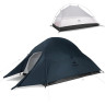 Палатка NATUREHIKE СLOUD UP ULTRA-LIGHT 1 NH18T010-T с ковриком 1-местная синий 6927595783276