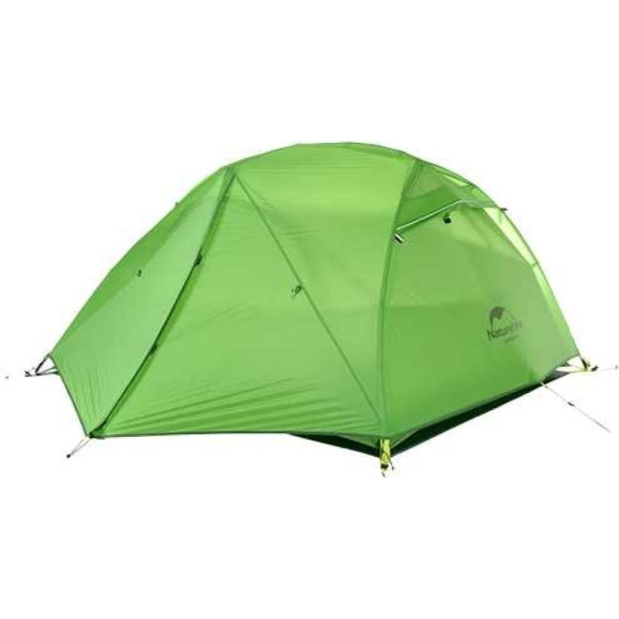 Палатка ультралёгкая NATUREHIKE STAR-RIVER 2 с тентом 2-местная Green 6927595716496