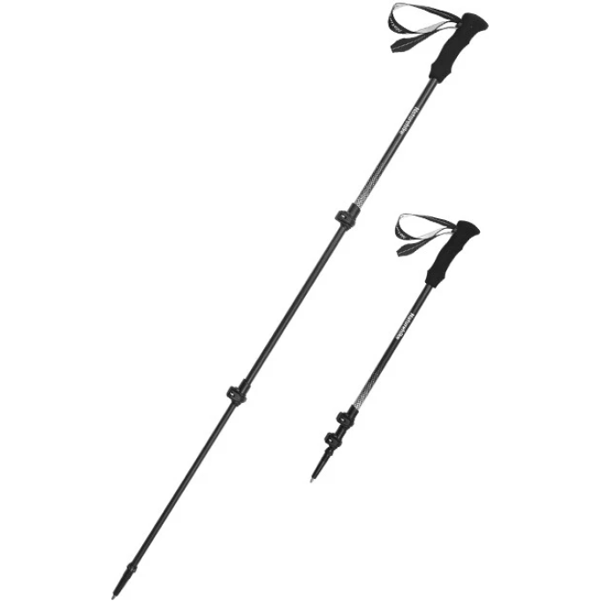 Палка треккинговая NATUREHIKE CNK2300DS010 CARBON FIBER HOAR TREK EXT1 62-135см темно-серый 6975641882671