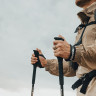 Палка треккинговая NATUREHIKE ST03 7075 AL NH17D017-D с 3 узлами серый 6975641885153