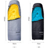 Спальный мешок NATUREHIKE CICADA WING CW700 CNK2450WS048 утиный пух черный M 6927595788387