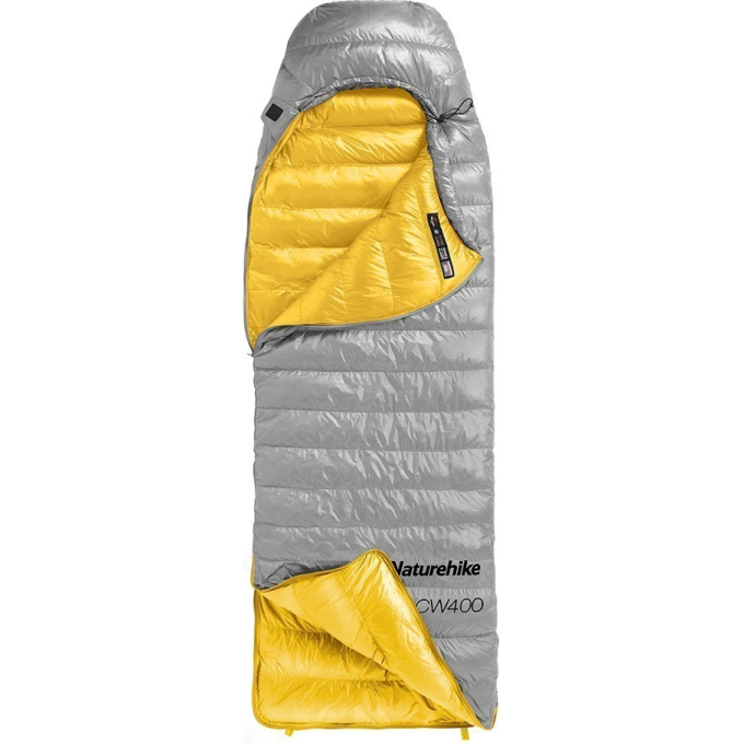Спальный мешок NATUREHIKE CICADA WING CW700 CNK2450WS048 утиный пух серый L 6927595788103