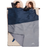 Спальный мешок NATUREHIKE SUNNY DAY PL01 CNK2550WS026 LW180, синий с голубым, размер M 6977465868589