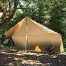 Тент NATUREHIKE CLOUD CNK2450WS025 150D, 400×292 см для кемпинга, светло-коричневый (без стоек) 6927595753798