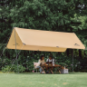 Тент NATUREHIKE CLOUD CNK2450WS025 150D, 400×292 см для кемпинга, светло-коричневый (без стоек) 6927595753798