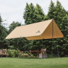 Тент NATUREHIKE CLOUD CNK2450WS025 150D, 400×292 см для кемпинга, светло-коричневый (без стоек) 6927595753798
