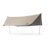 Тент NATUREHIKE CLOUD SKIES TARP C2350WS010 150D 680*575 см песочный 6977465866523