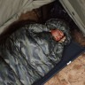 Ультралёгкий спальный мешок NATUREHIKE CNK2350WS023 M320 хлопковый с капюшоном весна осень камуфляжный, молния справа 6975641889205